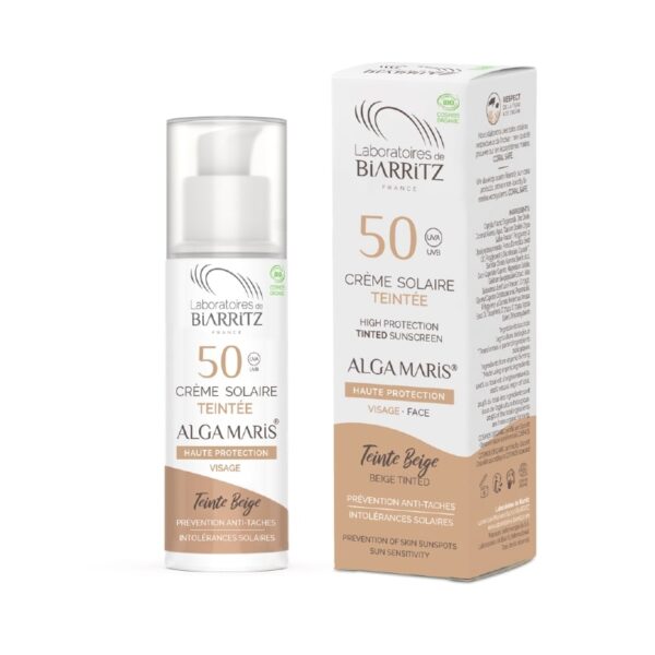 Crema Solare Colorata Viso Beige SPF50 - Alga Maris