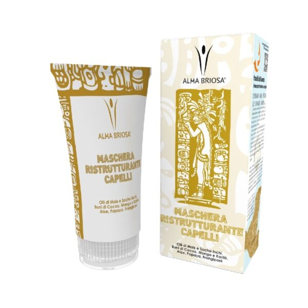 Maschera Ristrutturante Capelli - linea maya - Alma Briosa