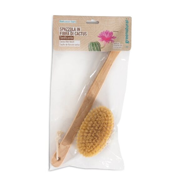 Spazzola in fibra di Cactus - Greenatural