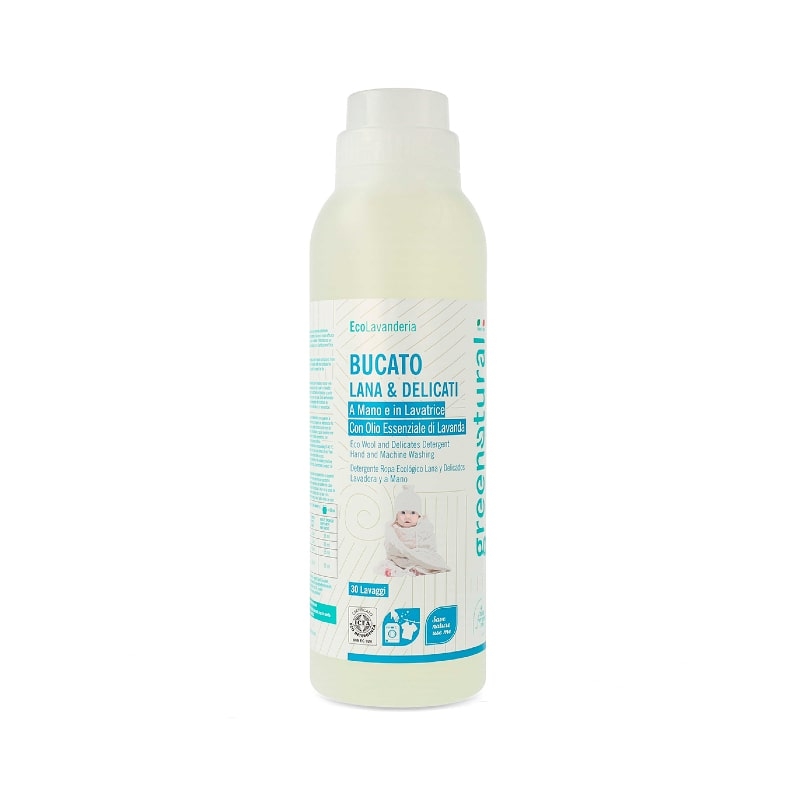 Bucato a mano e in lavatrice - Lana e delicati -1lt - Greenatural
