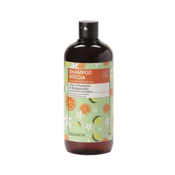 Shampoo doccia Fiori d’arancio & Bergamotto 500ml - Bioearth