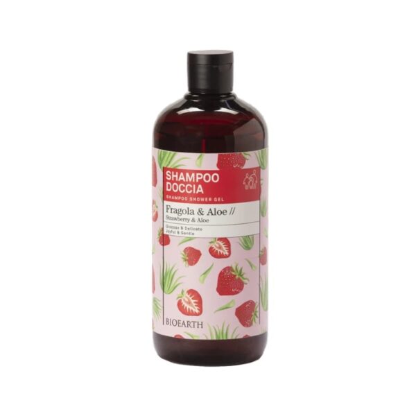 Shampoo doccia Fragola & Aole 500ml - Bioearth