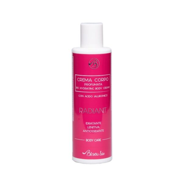Radiant - Crema corpo super idratante al Melograno 200ml - BisouBio