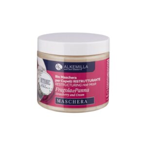 Bio Maschera Capelli Ristrutturante Fragola e Panna - Alkemilla