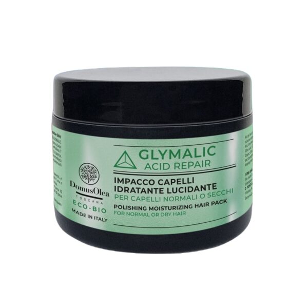 Impacco Capelli Idrantante Lucidante 250ml - Glymalic Acid Repair - Domus Olea Toscana