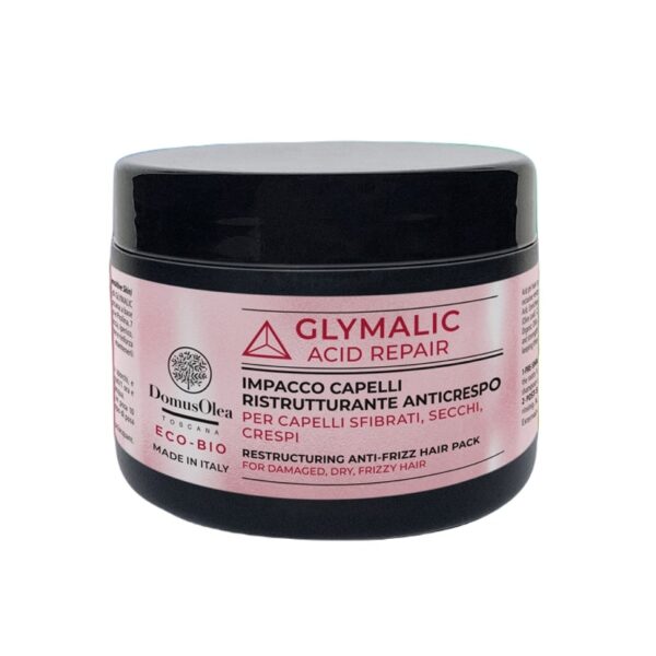 Impacco Capelli Ristrutturante Anticrespo 250ml - Glymalic Acid Repair - Domus Olea Toscana
