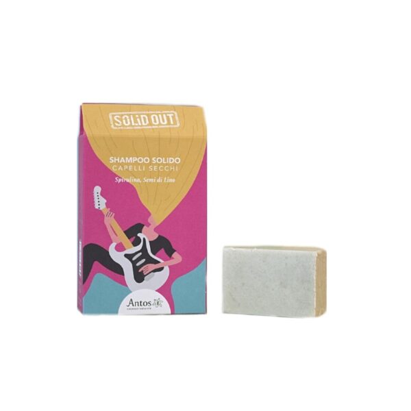 Shampoo solido nutriente capelli secchi - Solid Out - Antos