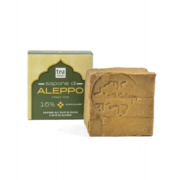 Sapone di Aleppo 16% Olio di Alloro - Tea Natura