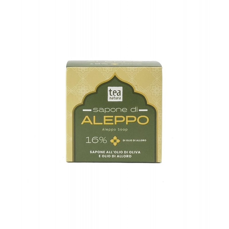 Sapone di Aleppo 16% Olio di Alloro - Tea Natura - immagine 2