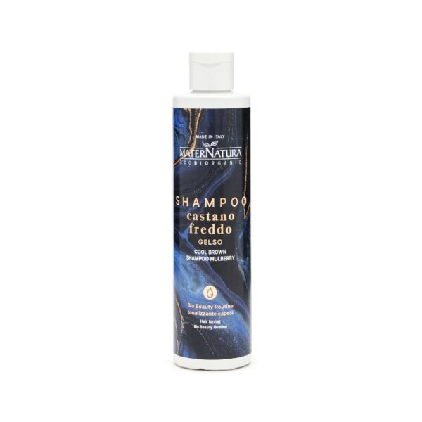 Shampoo Tonalizzante Castano Freddo Gelso 250ml - Maternatura