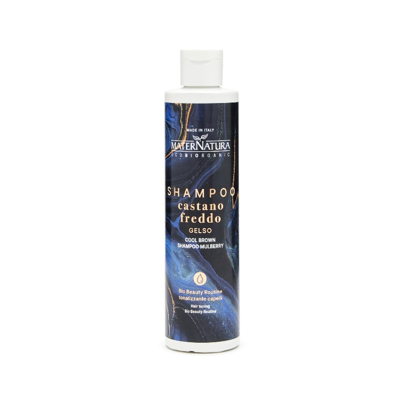 Shampoo Tonalizzante Castano Freddo Gelso 250ml - Maternatura