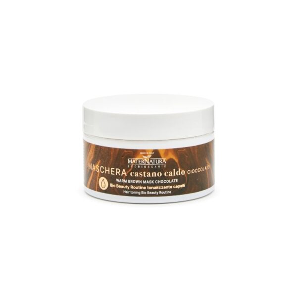 Maschera Tonalizzante Castano caldo Cioccolato 200ml - Maternatura