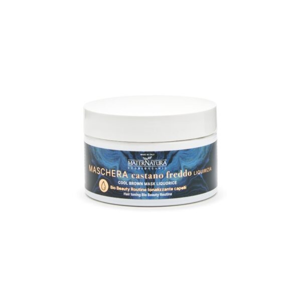 Maschera Tonalizzante Castano freddo Liquirizia 200ml - Maternatura
