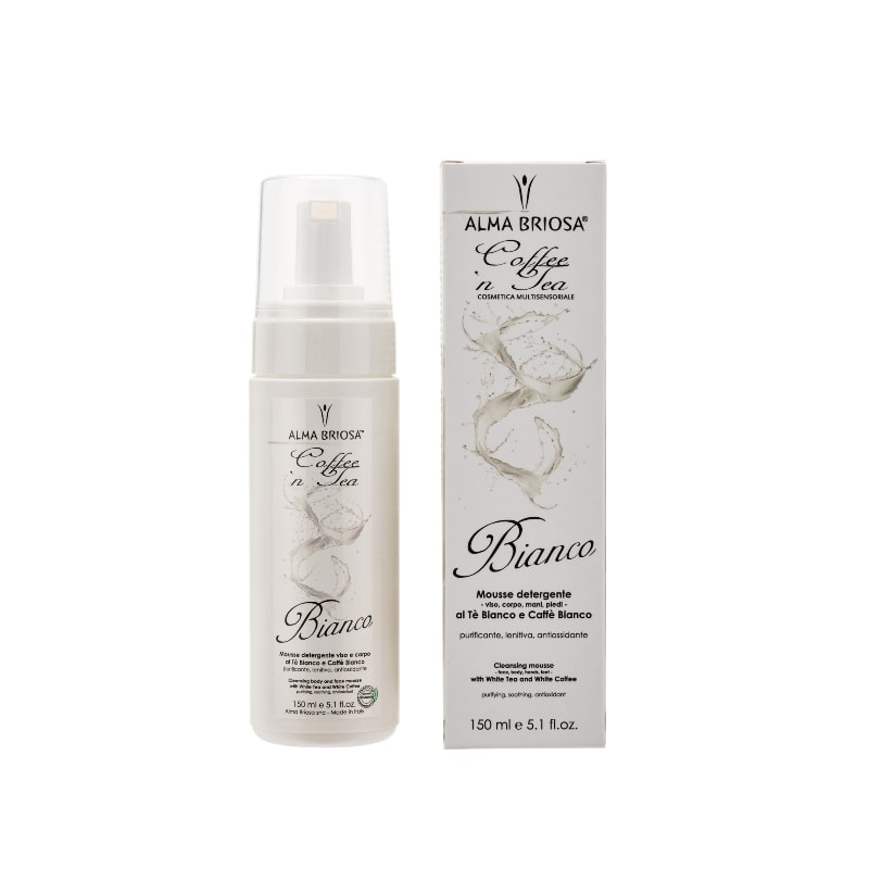 Bianco Mousse Idratante Detergente Delicato Viso e Corpo - Alma Briosa