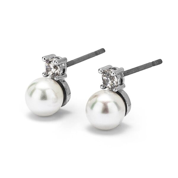 Orecchini con perla "Lucilla" Argento - Veramé