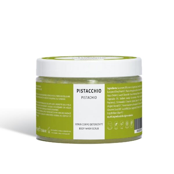 Scrub corpo detergente Pistacchio  - Marmillata 500g - Ellethic - immagine 2
