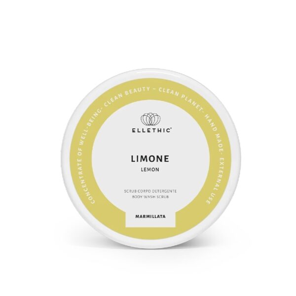 Scrub corpo detergente Limone - Marmillata 500g - Ellethic