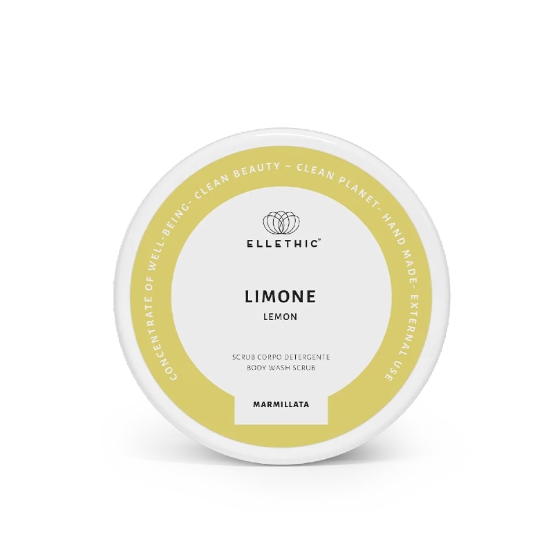 Scrub corpo detergente Limone - Marmillata 500g - Ellethic