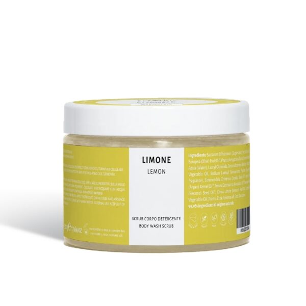 Scrub corpo detergente Limone - Marmillata 500g - Ellethic - immagine 2