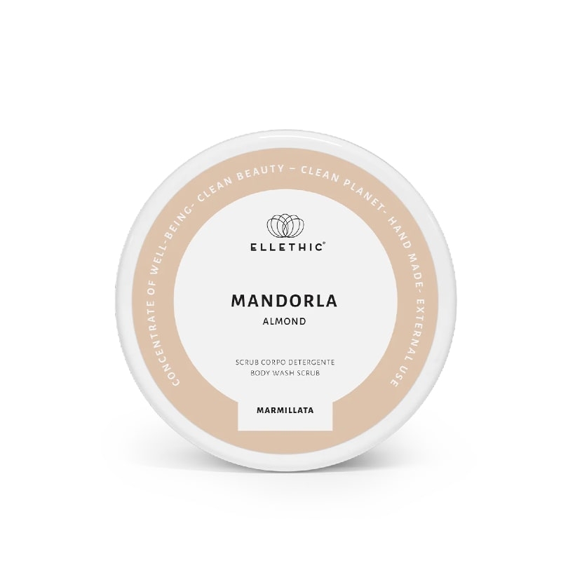 Scrub corpo detergente Mandorla - Marmillata 500g - Ellethic