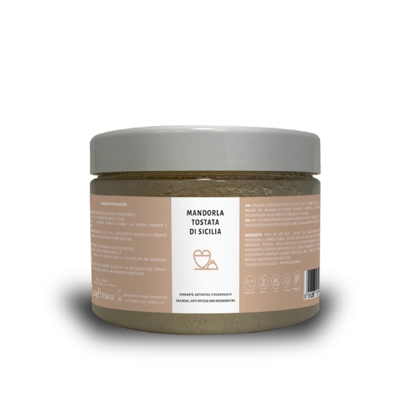 Scrub corpo effetto freddo Mandorla Tostata di Sicilia - Granita 500g - Ellethic - immagine 2