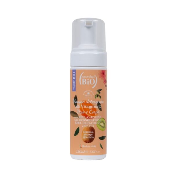Mousse detergente alla vitamina C - 150ml - Parentesi Bio