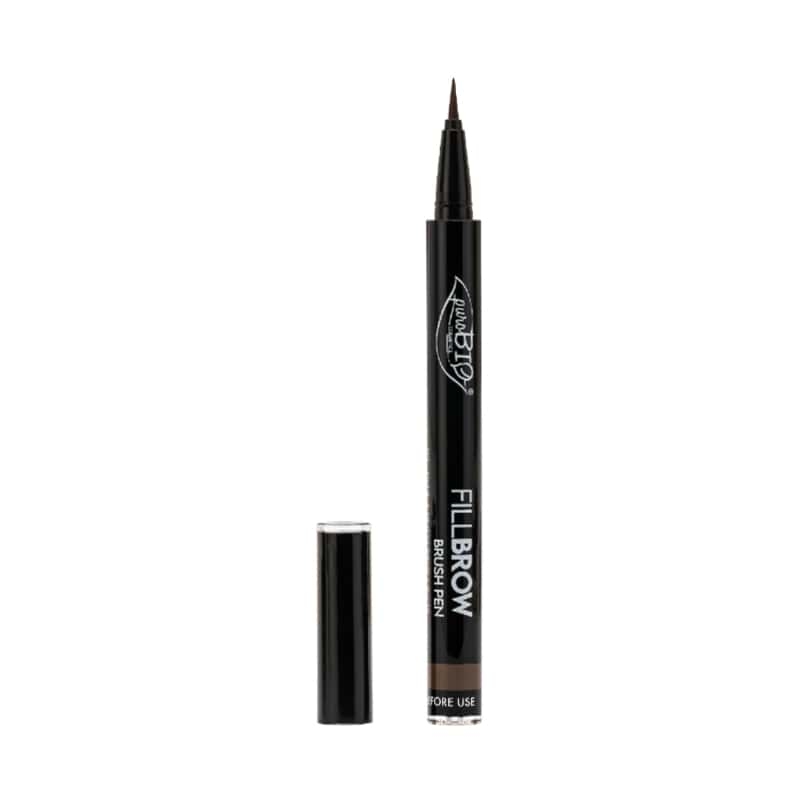 Fillbrow Brush pen 03 Castano scuro - puroBio - immagine 2