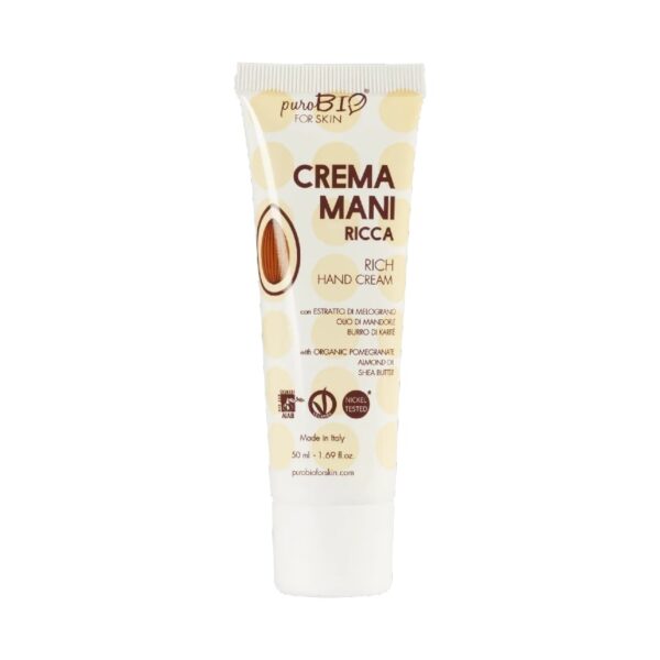 Crema mani ricca - puroBio