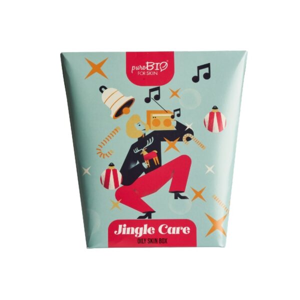 Kit Jingle Care Oily Skin Box | Maschere viso in tessuto Claire - puroBio
