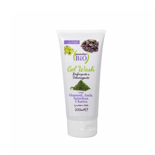 Strengthening and Volumizing Gel Wash 200ml - Parentesi Bio