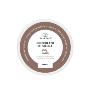 Scrub corpo effetto freddo Cioccolato di Sicilia - Granita 500g - Ellethic
