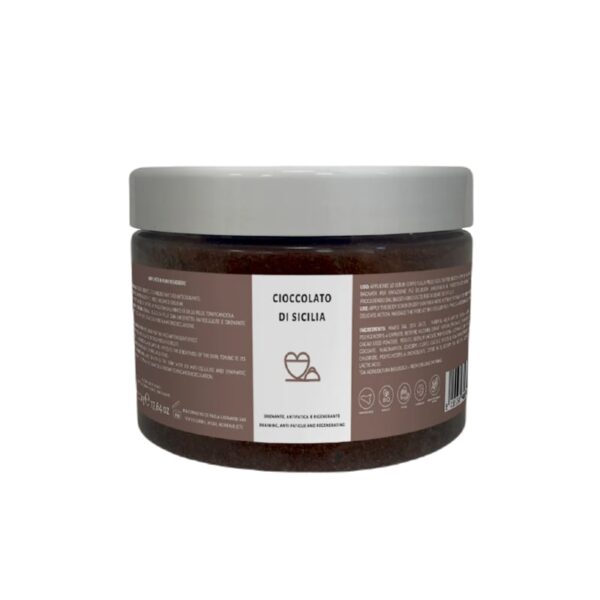 Scrub corpo effetto freddo Cioccolato di Sicilia - Granita 500g - Ellethic - immagine 2