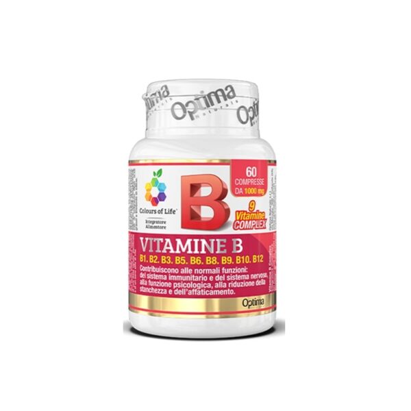 Vitamin-B-Komplex-Ergänzung 60 Kapseln - Colours of Life