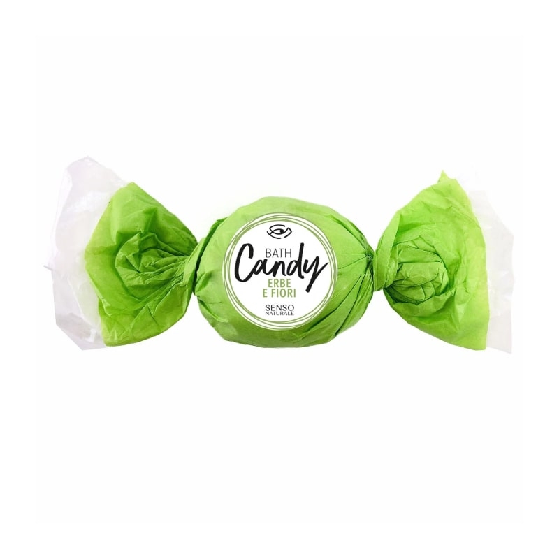 Caramella Bomba da Bagno - Erbe e Fiori - Sensonaturale