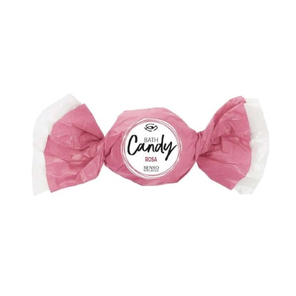 Caramella Bomba da Bagno - Rosa - Sensonaturale