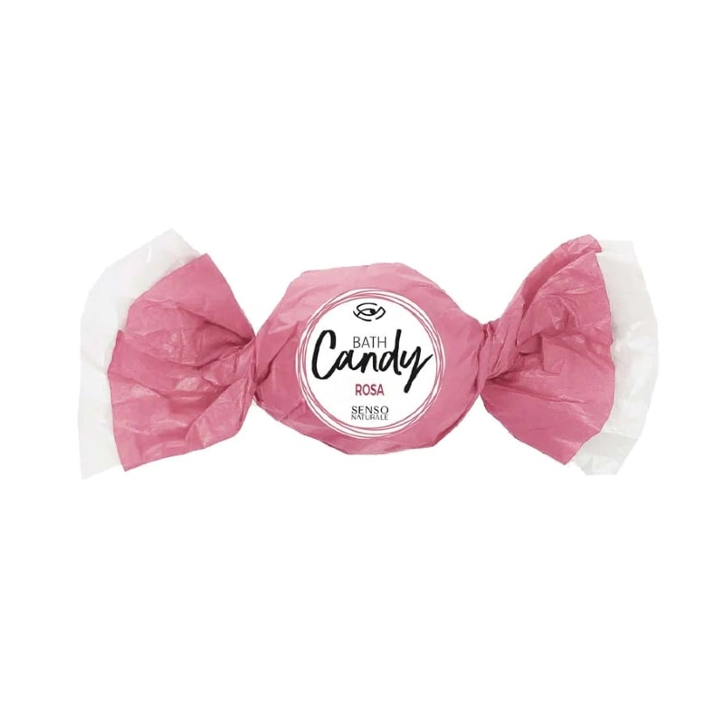 Caramella Bomba da Bagno - Rosa - Sensonaturale