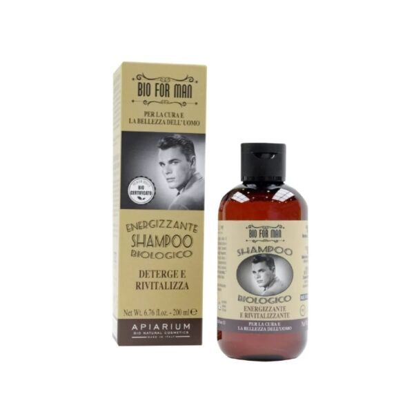 Shampoo energizzante Bio For Man 200ml - Apiarium