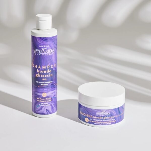 Kit capelli - Bio Beauty Routine tonalizzante Capelli Biondo Ghiaccio - Maternatura