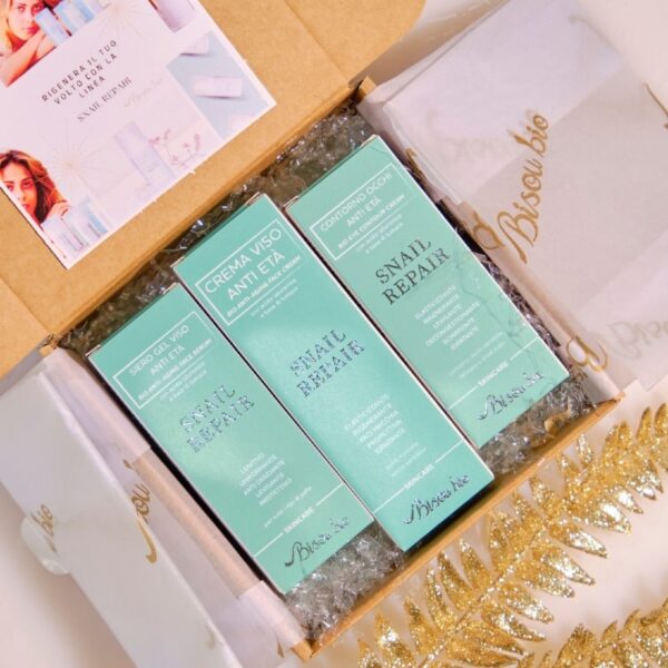Cofanetto Regalo | Kit Viso Anti-Età- Linea Snail Repair - BisouBio