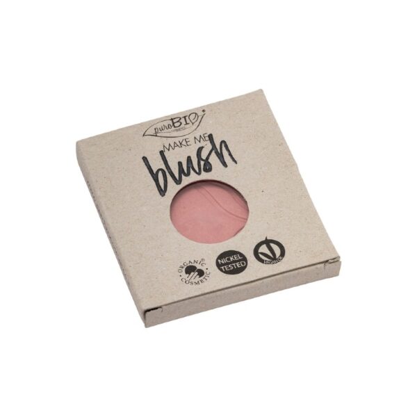 Blush Compatto 01 Rosa Satinato Refill - puroBio