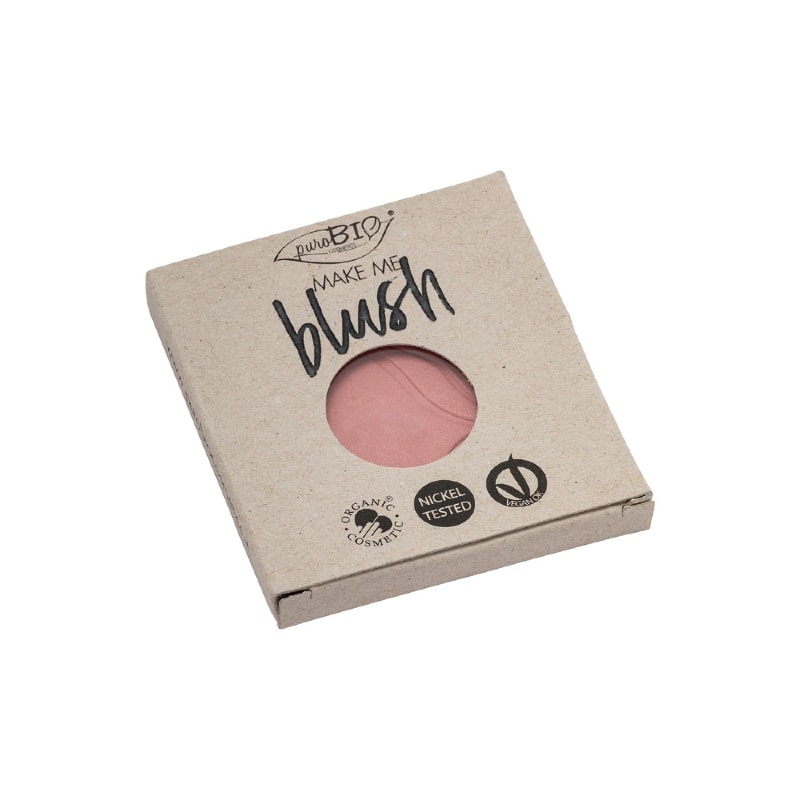 Blush Compatto 01 Rosa Satinato Refill - puroBio