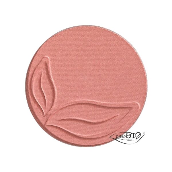 Blush Compatto 01 Rosa Satinato Refill - puroBio - immagine 2