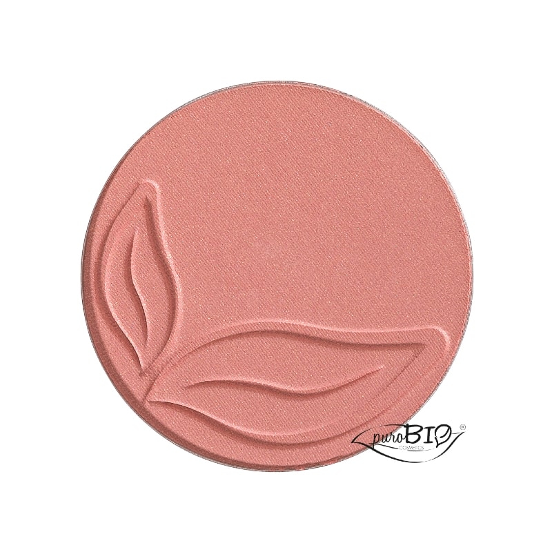 Blush Compatto 01 Rosa Satinato Refill - puroBio - immagine 2