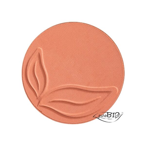 Blush Compatto 02 Rosa Corallo Refill - puroBio - immagine 2