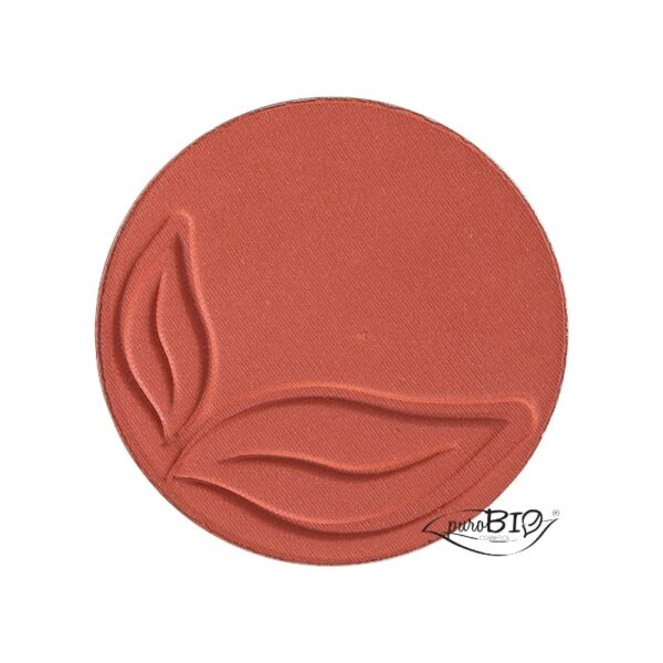 Blush Compatto 04 Mattone Matte Refill - puroBio - immagine 2