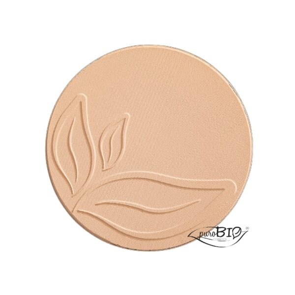 Cipria Indissoluble opacizzante effetto seta 01 Refill - puroBio - immagine 2