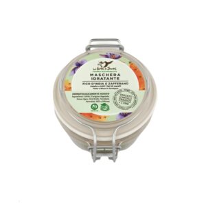 Maschera Capelli Idratante Fico D'india E Zafferano Bio 50ml - Le Erbe di Janas
