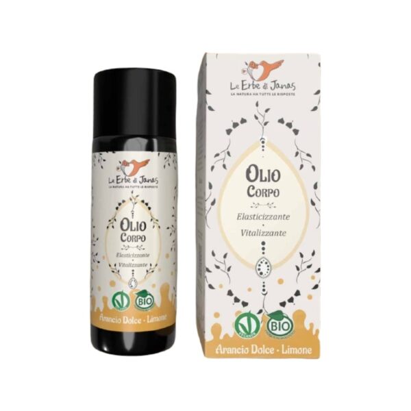 Olio Corpo Elasticizzante e Vitalizzante – Arancio Dolce E Limone Bio 50ml - Le Erbe di Janas