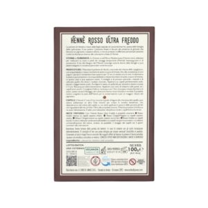 Henne Rosso Ultra Freddo 100gr - Le Erbe di Janas