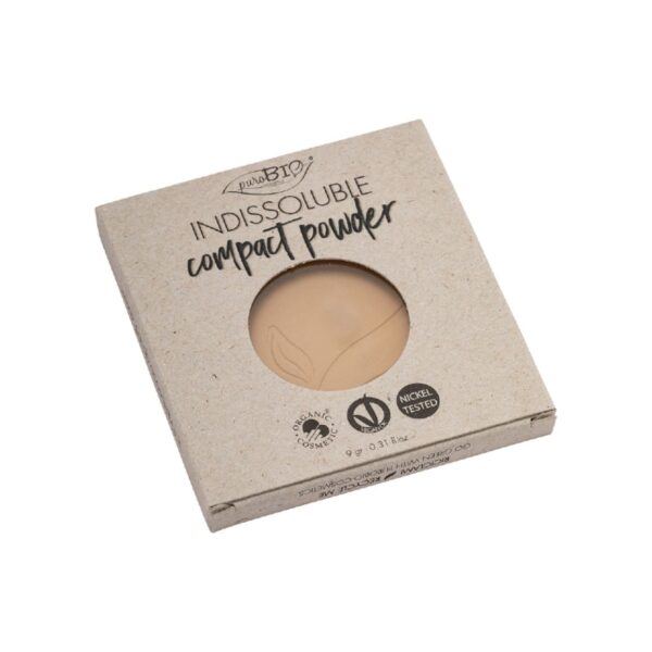 Cipria Indissoluble opacizzante effetto seta 03 Refill - puroBio